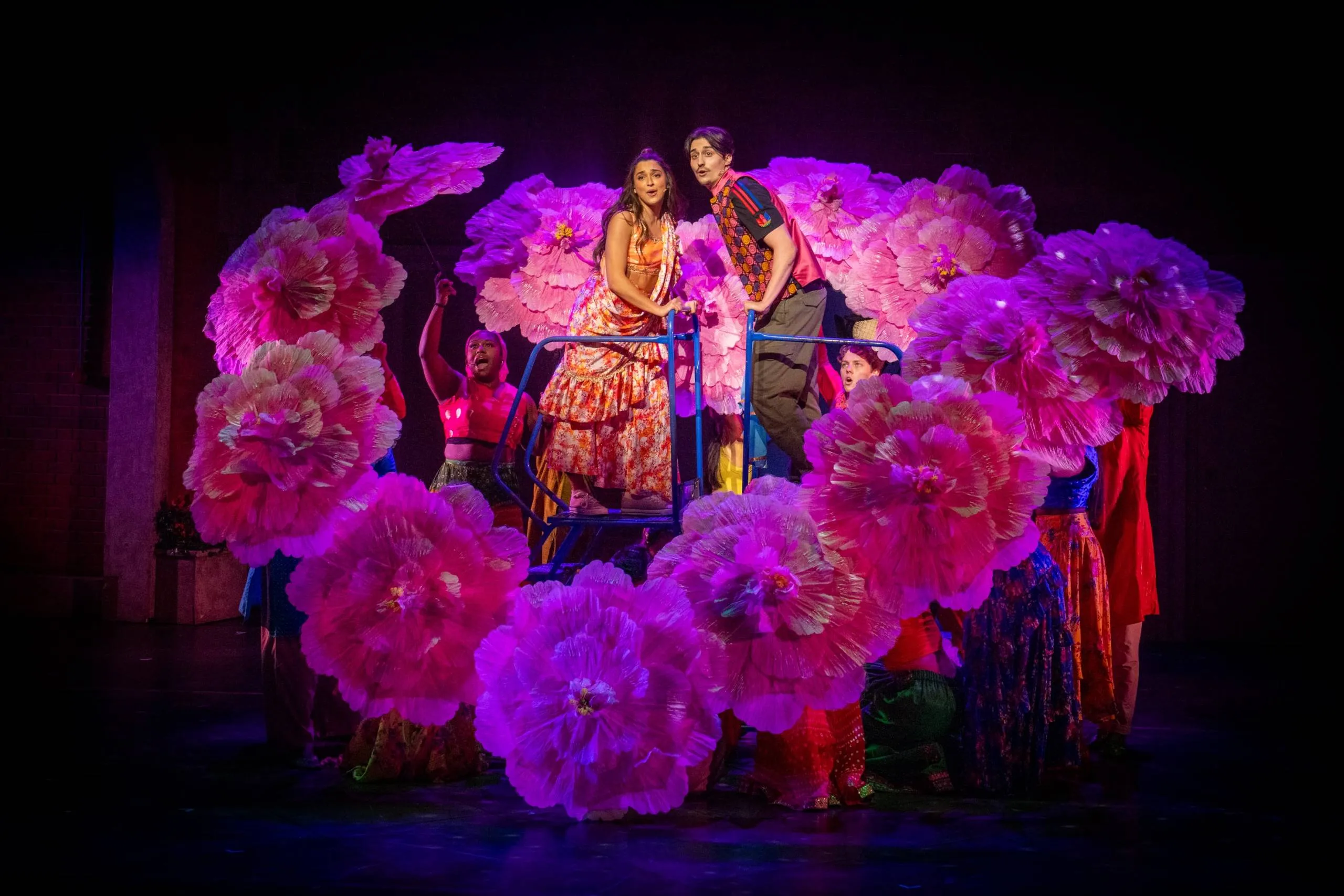 Jena Pandya as Mary and Iván Fernández González as Billy in Bhangra Nation