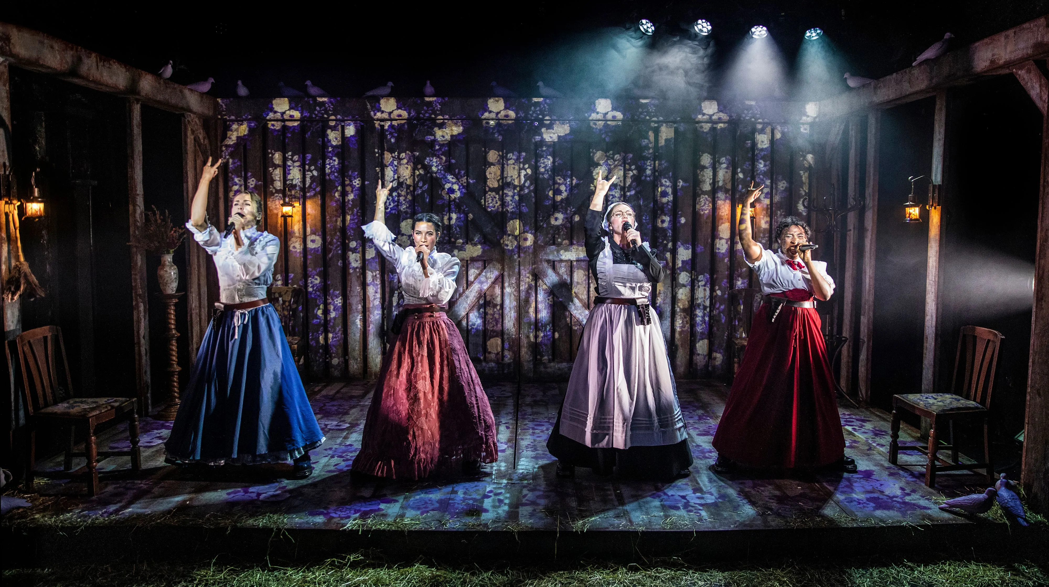 The company of Lizzie: The Musical at Hope Mill Theatre