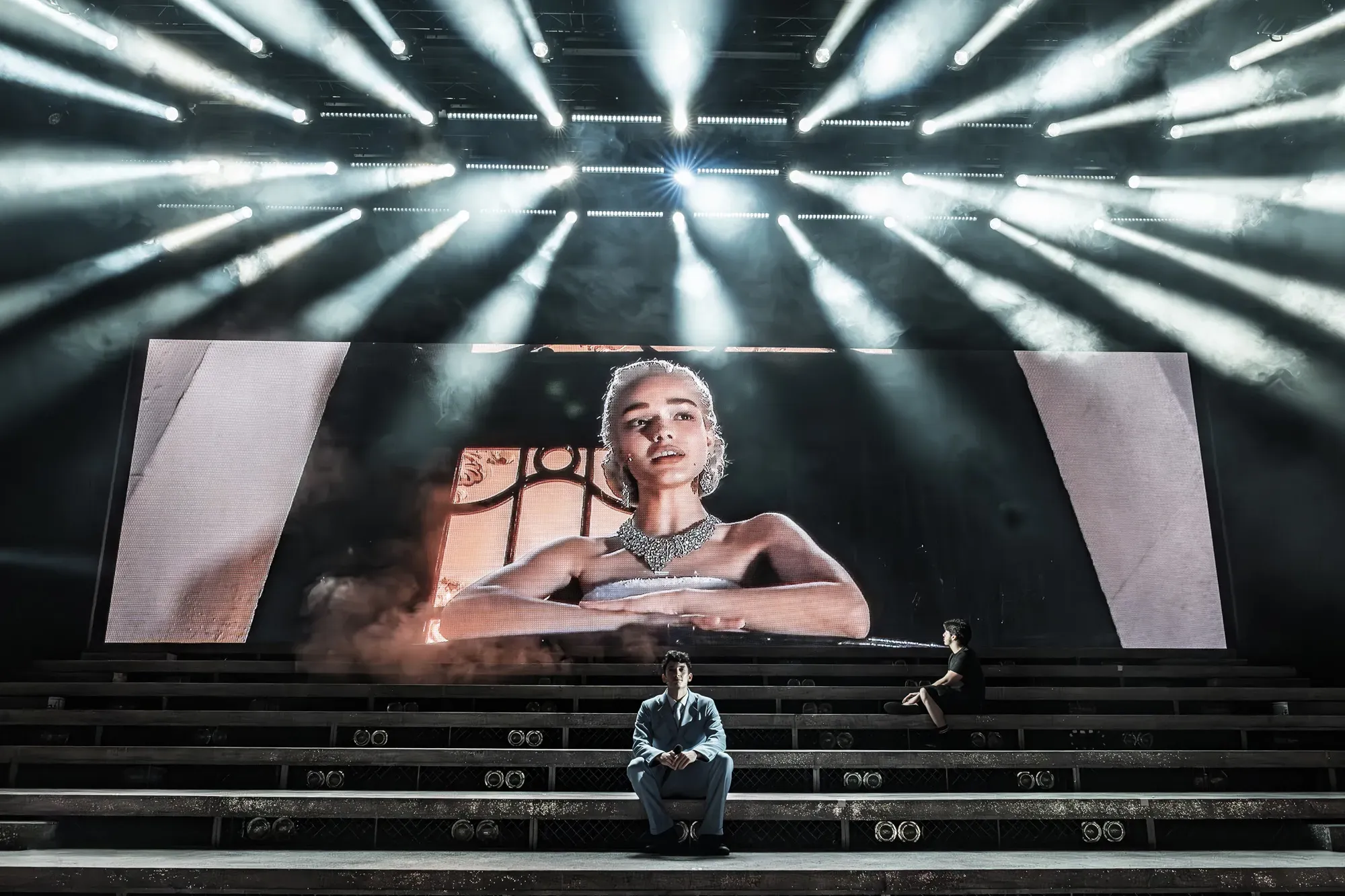 Rachel Zegler, James Olivas and the company