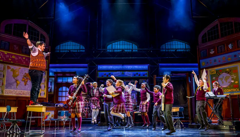 Jake Sharp and the junior cast