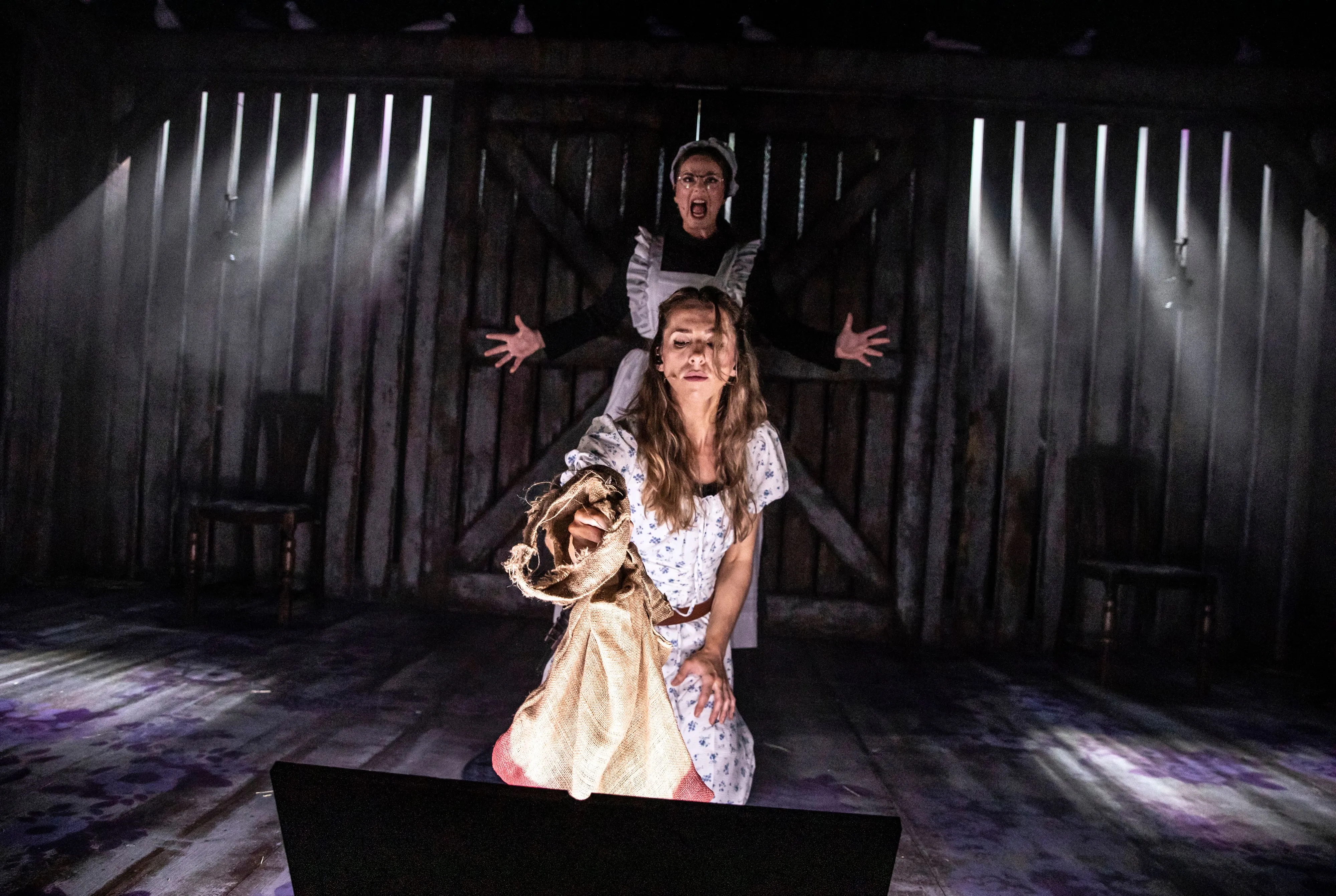 Lauren Drew and Mairi Barclay in Lizzie: The Musical