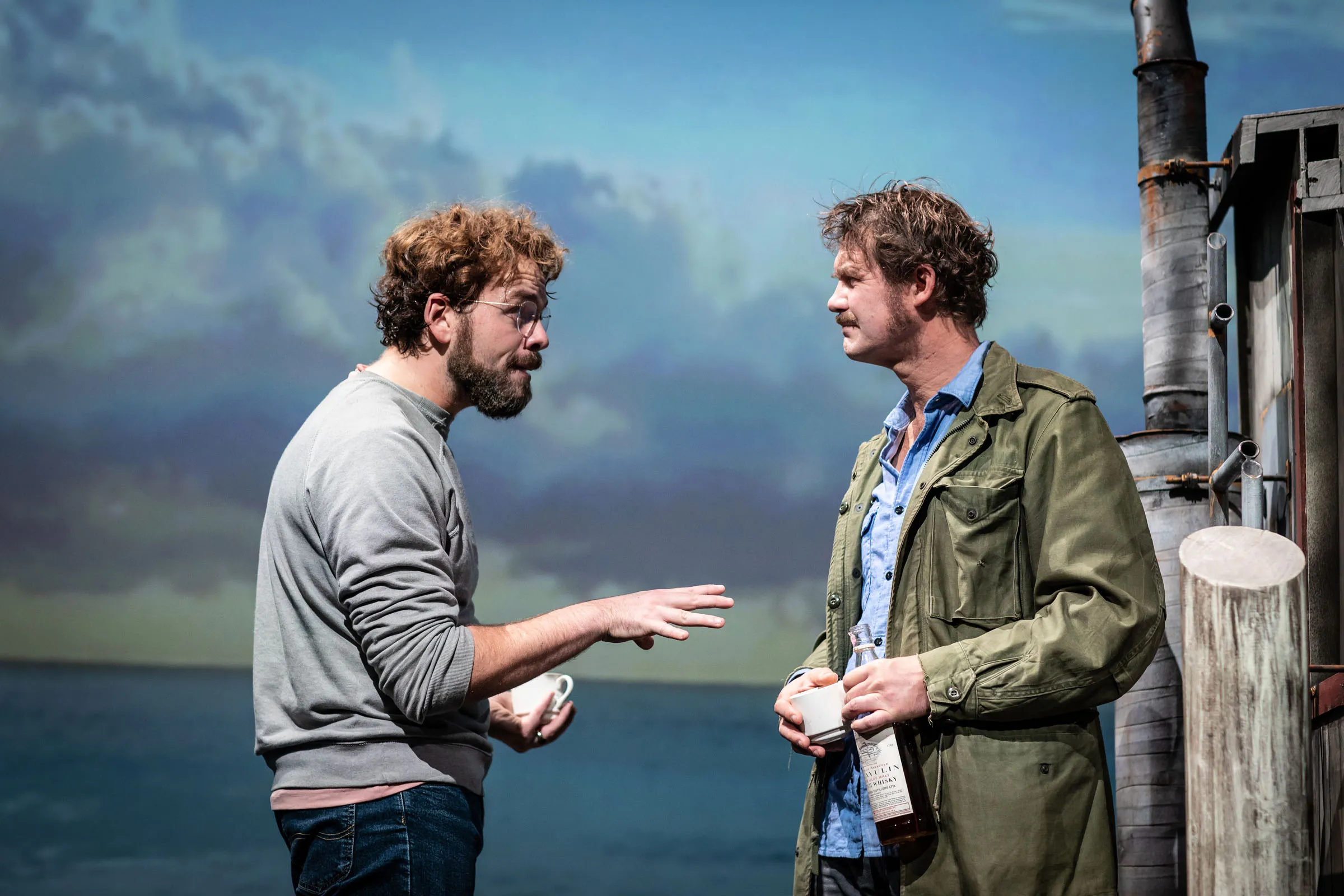 The Shark Is Broken production still, West End, Ambassadors Theatre