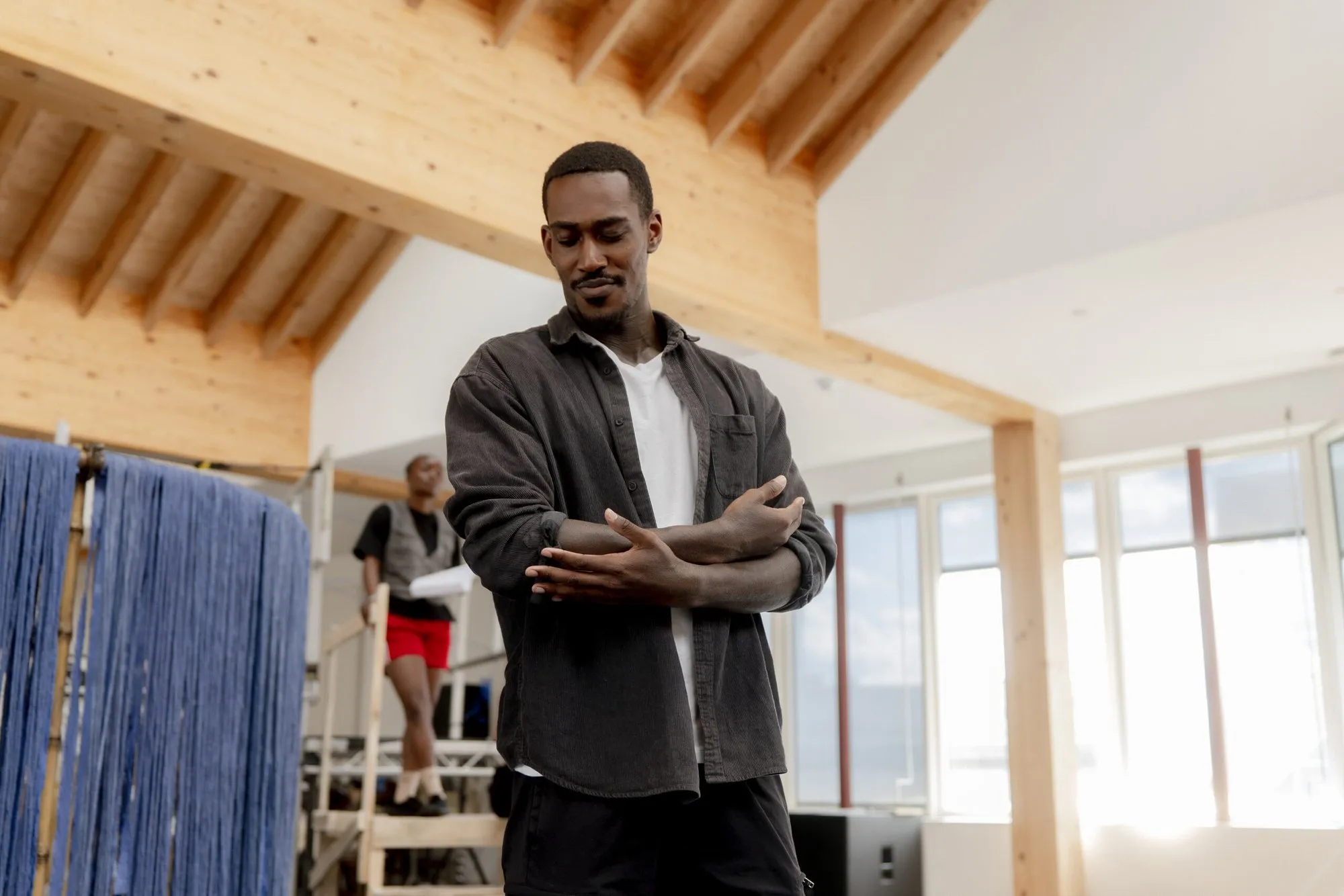 Will Atiomo in rehearsal for Once Upon a Time in Sokoto
