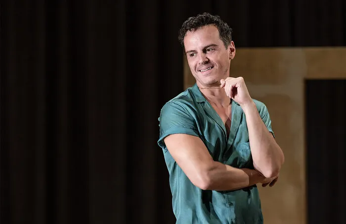 Andrew Scott in Vanya at the Duke of York's Theatre, solo production still