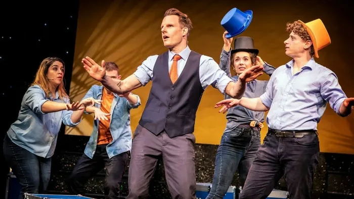 Mischief Movie Night — Mischief Theatre publicity image, used to represent the Edinburgh Fringe 2022 run at the Pleasance EICC