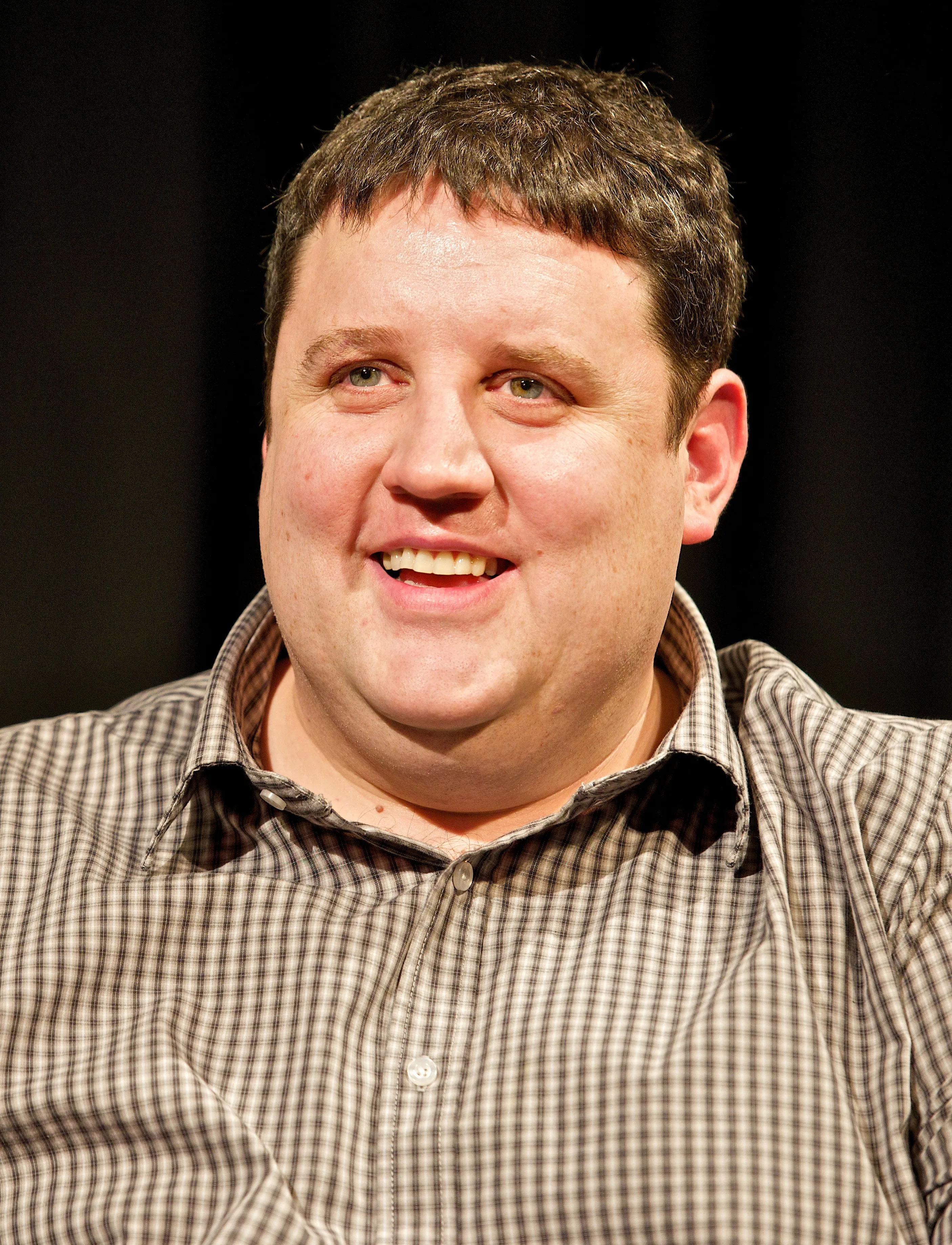 Peter Kay speaking on stage