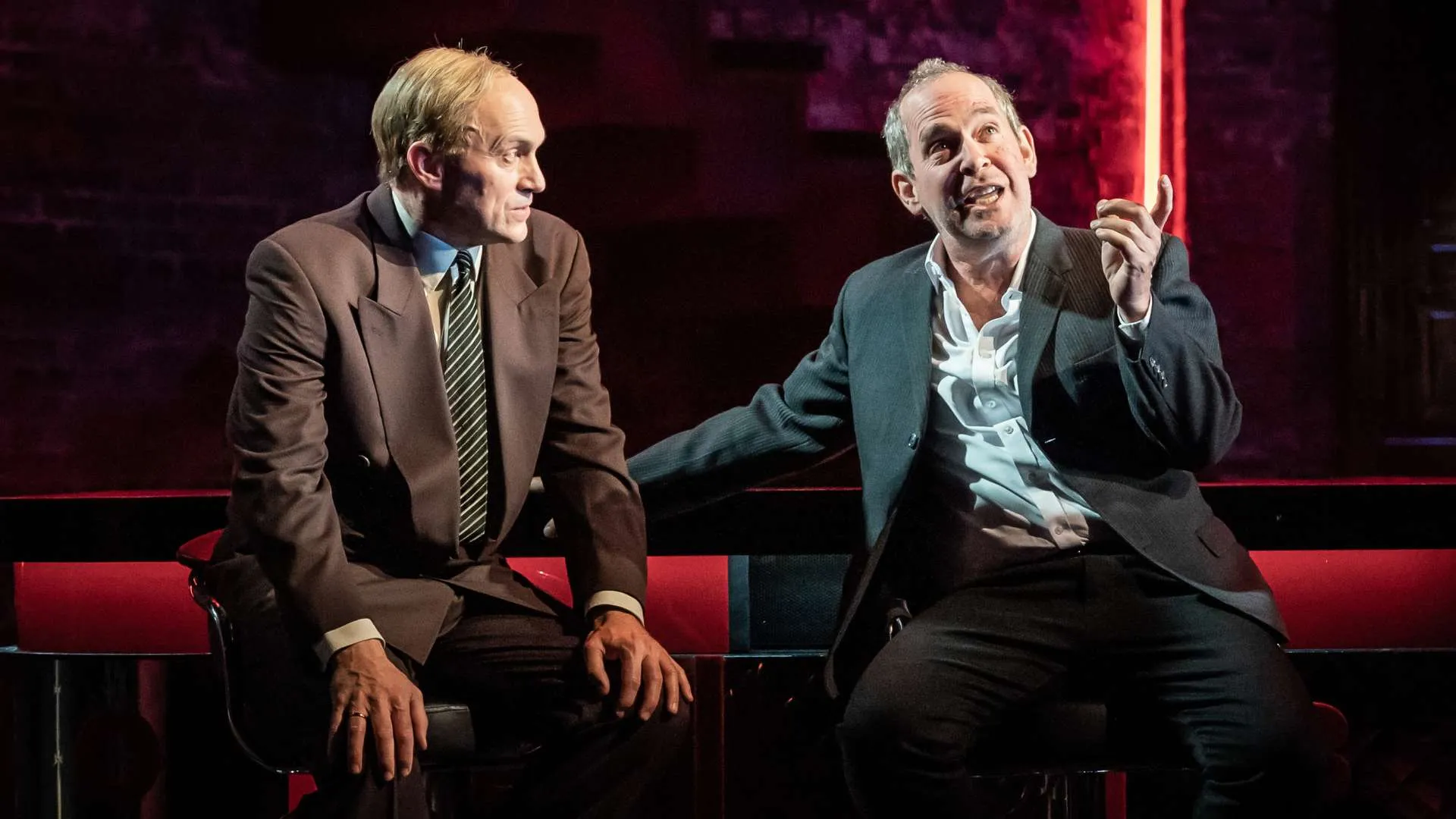 Will Keen and Tom Hollander in Patriots at the Noël Coward Theatre