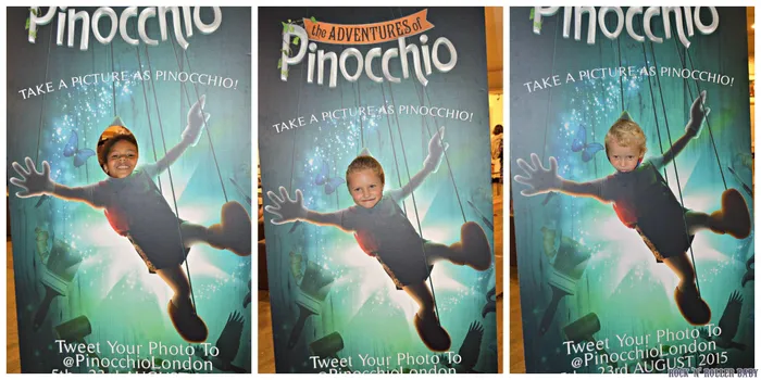 The company of The Adventures of Pinocchio at Greenwich Theatre