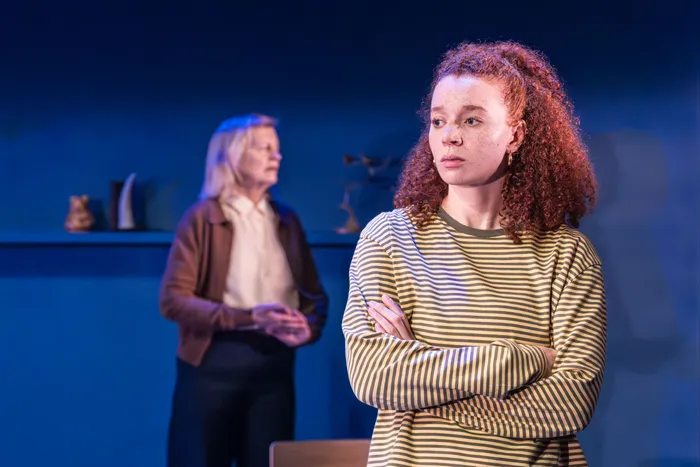 Anastasia Hille and Erin Kellyman in Evening All Afternoon at the Donmar Warehouse